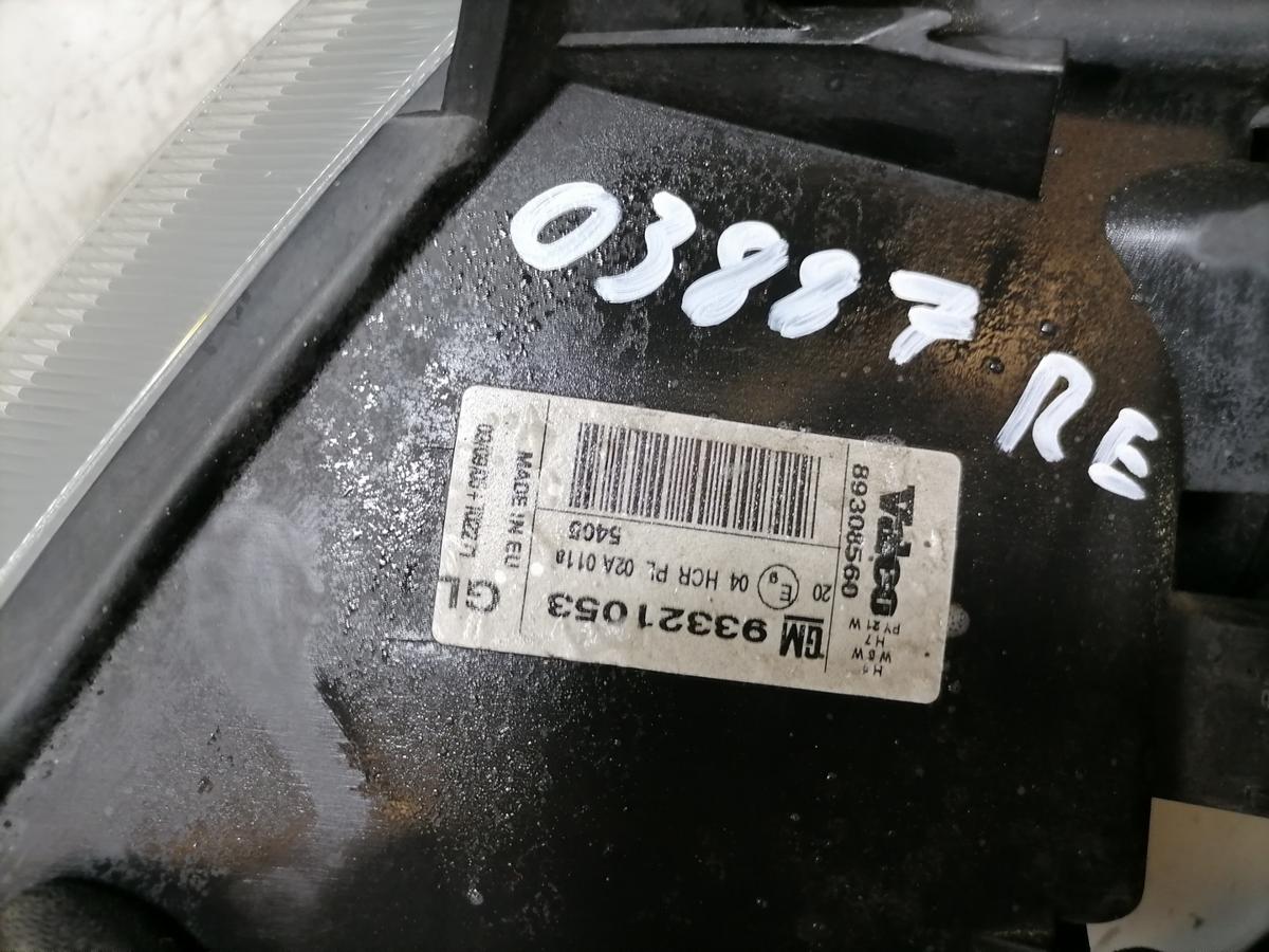 Opel Meriva A original Scheinwerfer vorn rechts Halogen Bj.2005